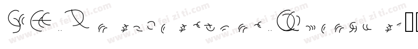 SF Piezolectric Oblique字体转换